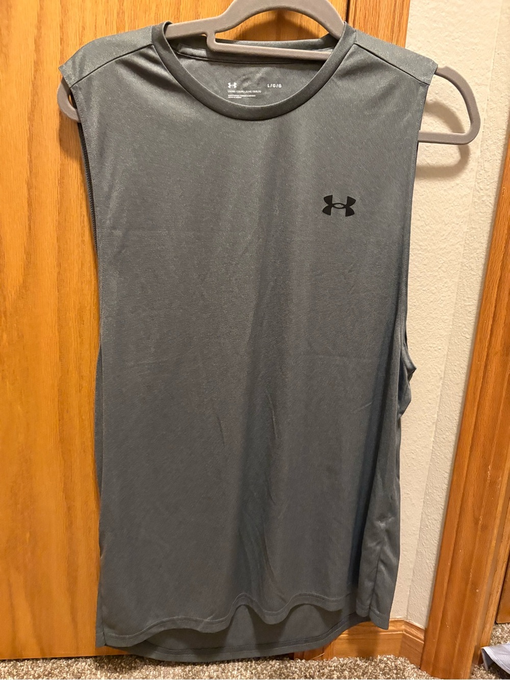 Under Armour Charcoal Gray Performance Crew Neck Tank